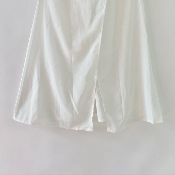NWT Dress Me Zara White Lace Crop Top & Split Hem Maxi Skirt Two Piece Set Small - Picture 10 of 15
